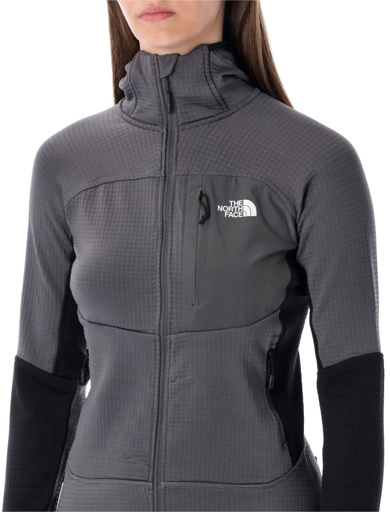 the north face stormgap grey polartec® hooded jacket by Selfnex
