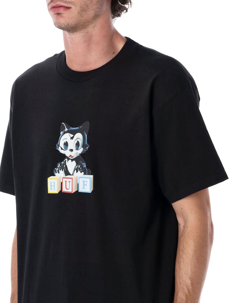 huf blocks graphic t-shirt by Selfnex