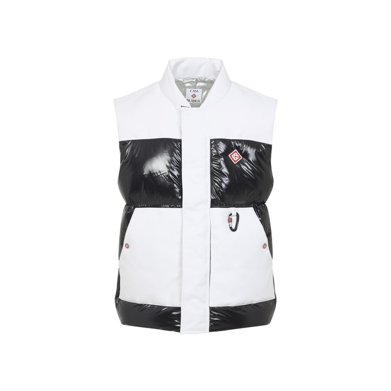 black down vest by Selfnex