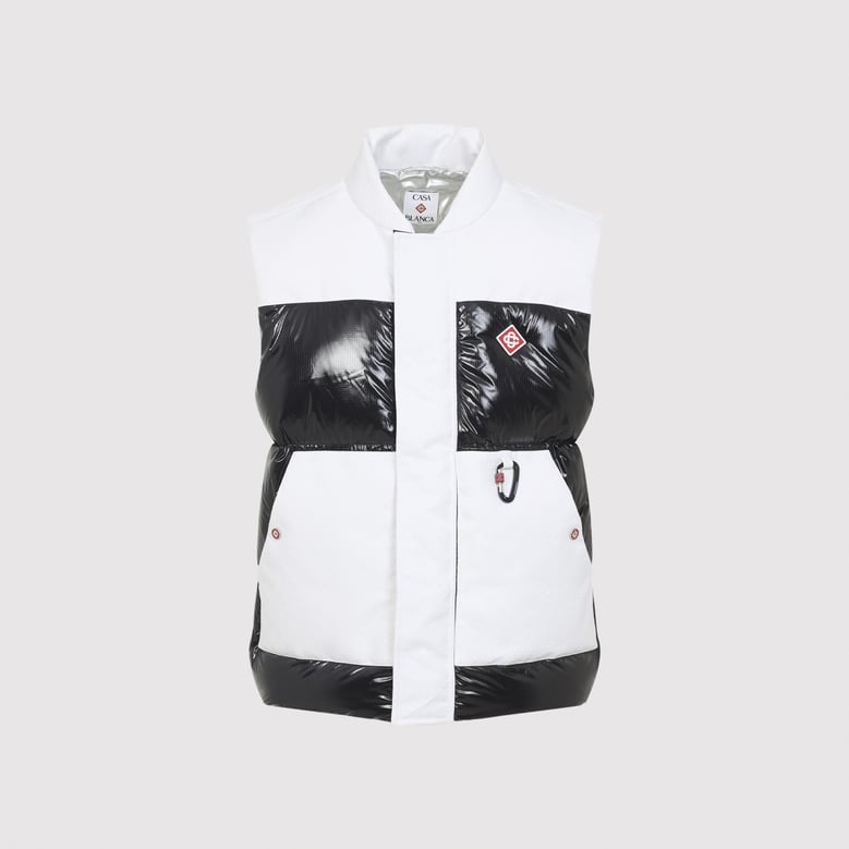 black down vest by Selfnex
