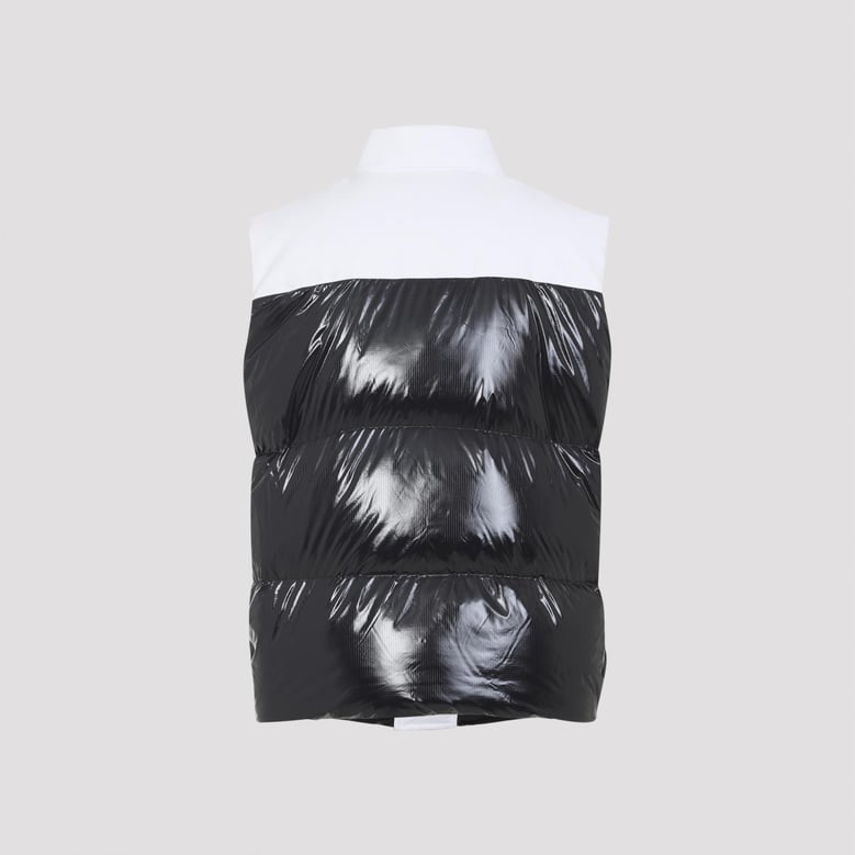 black down vest by Selfnex