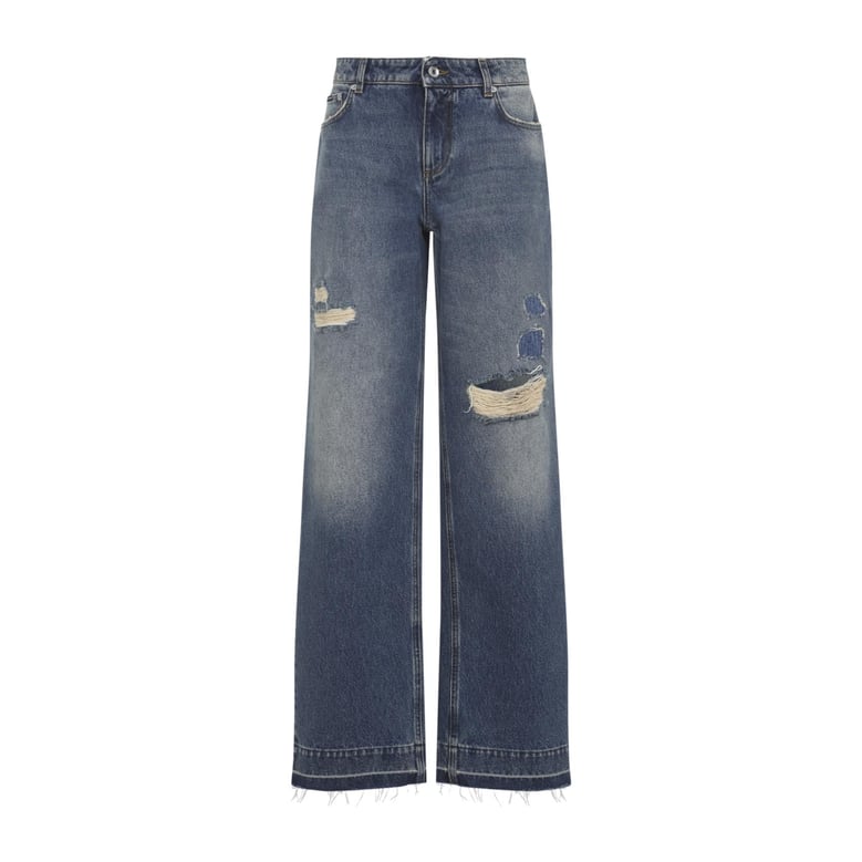blue cotton jeans by Selfnex