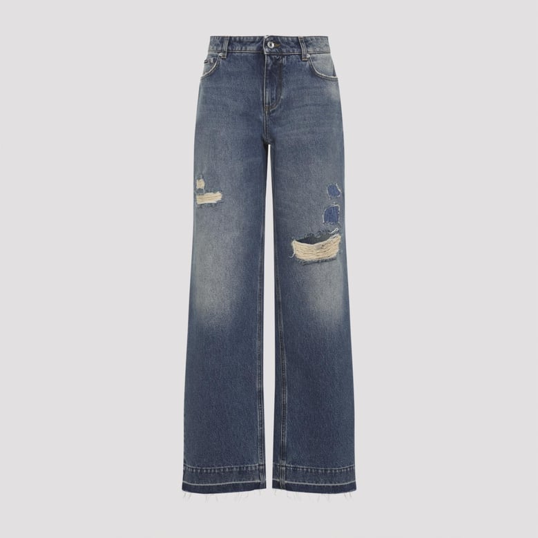 blue cotton jeans by Selfnex