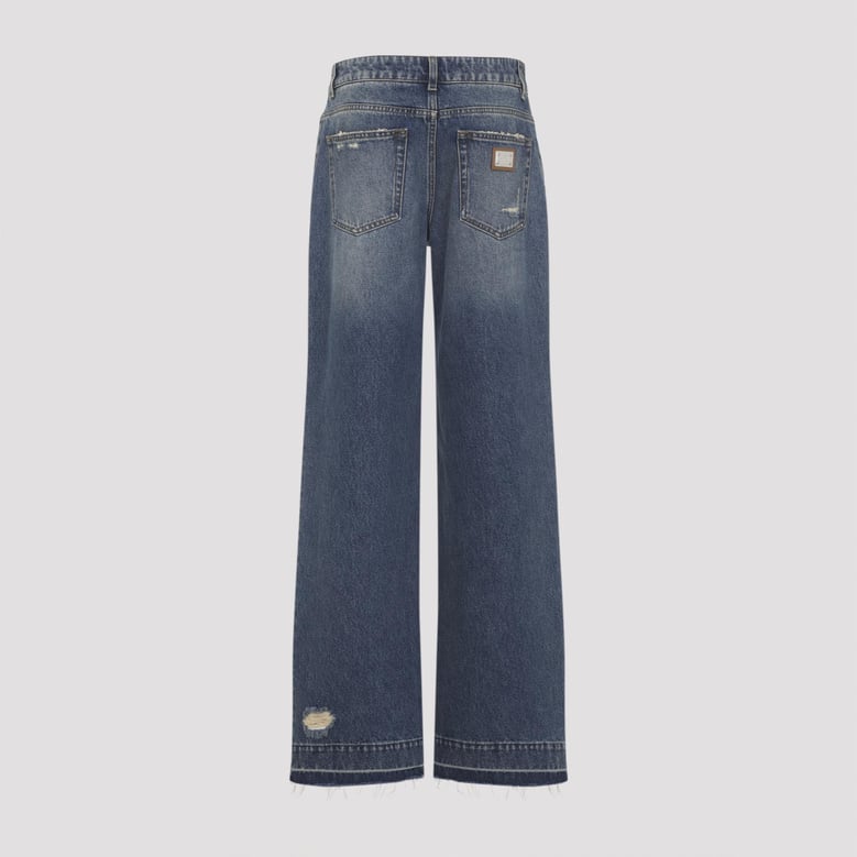 blue cotton jeans by Selfnex