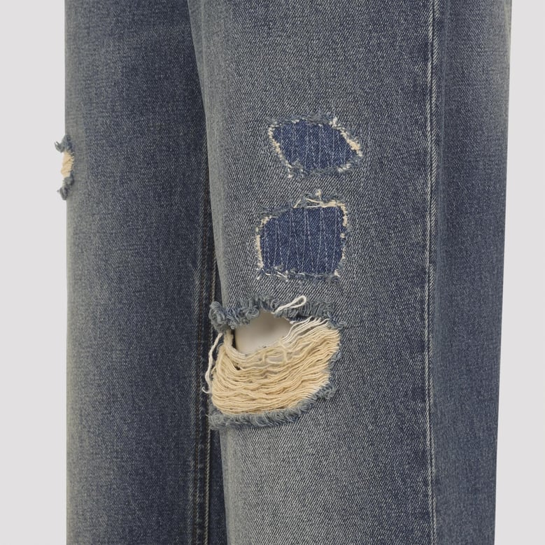 blue cotton jeans by Selfnex