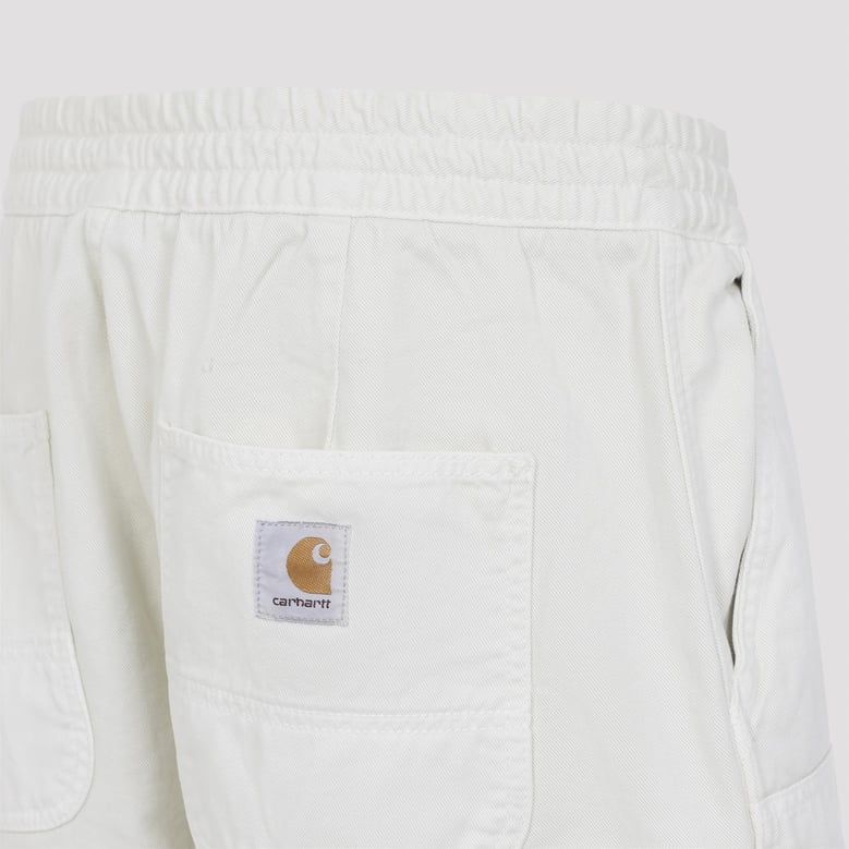 salt white cotton crawton pants by Selfnex