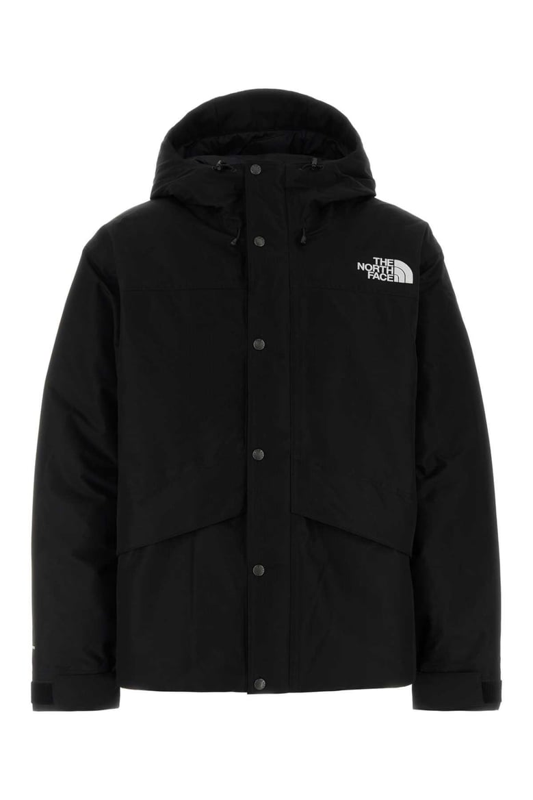 black polyester down jacket by Selfnex