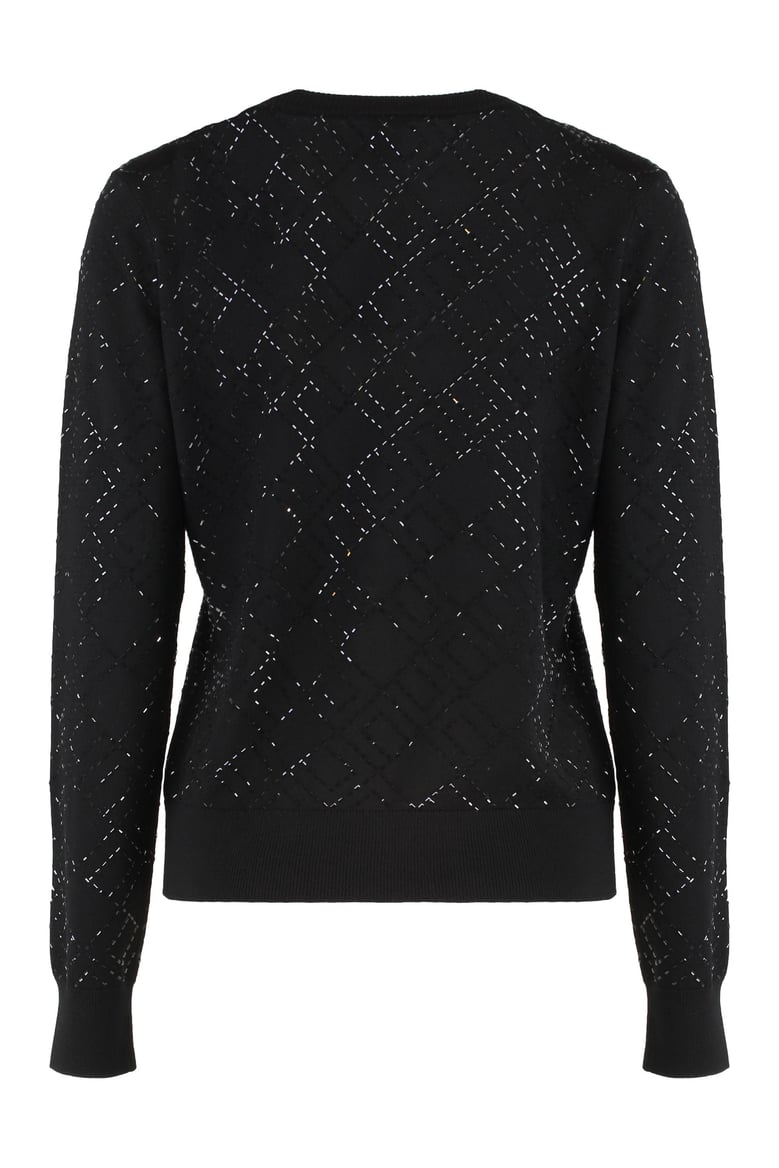 cardigan in wool with crystals by Selfnex