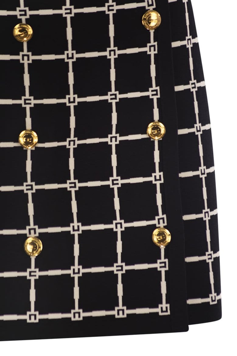 knitted mini skirt by Selfnex