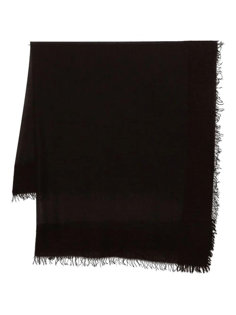 fringed wool scarf by Selfnex