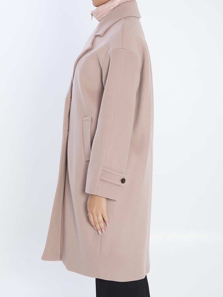 ultralight wool and nylon coat by Selfnex