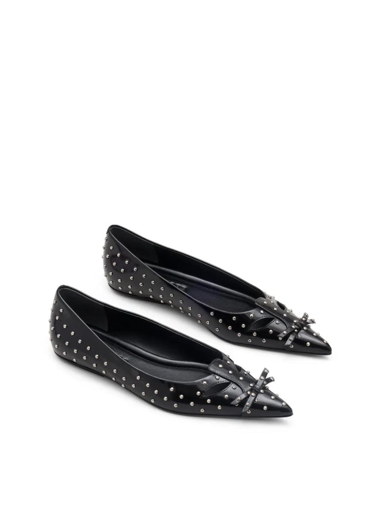 the glam studs kat ballet flats by Selfnex