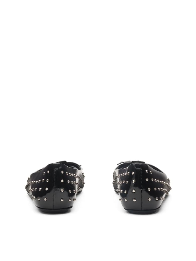 the glam studs kat ballet flats by Selfnex