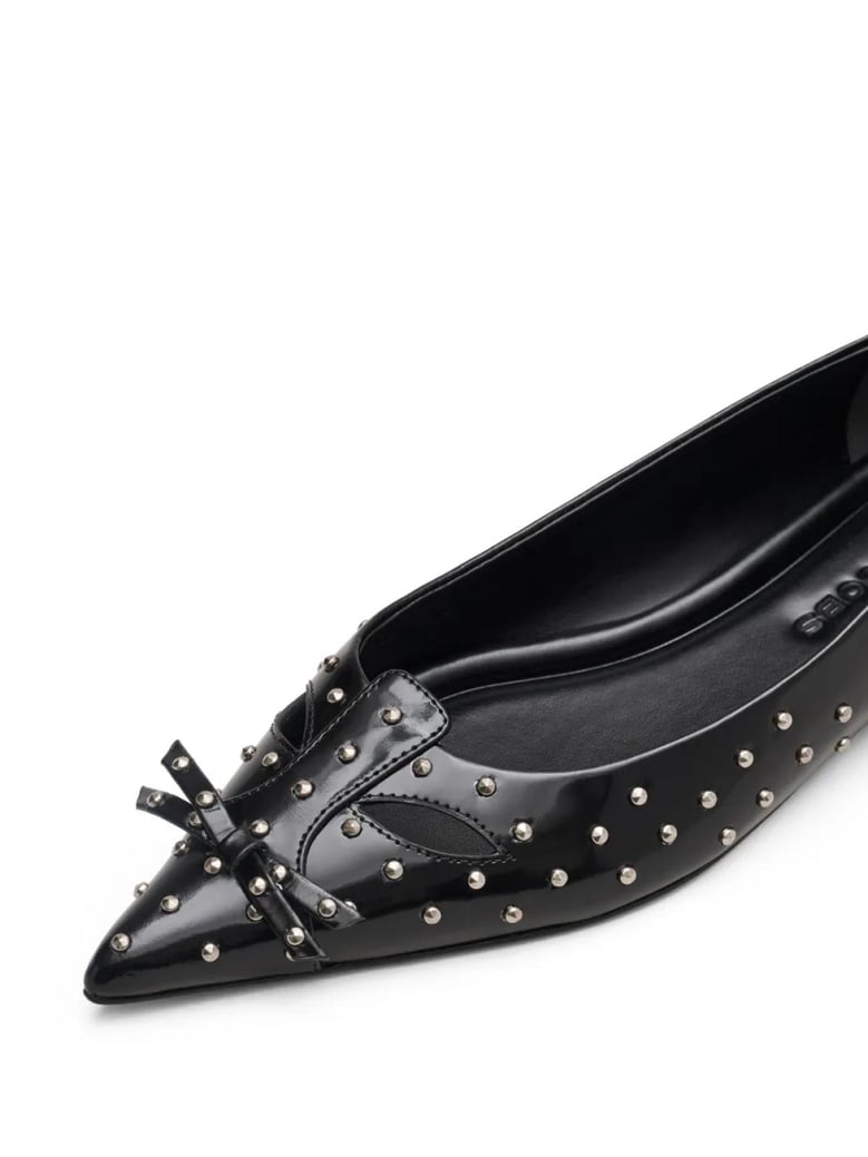 the glam studs kat ballet flats by Selfnex