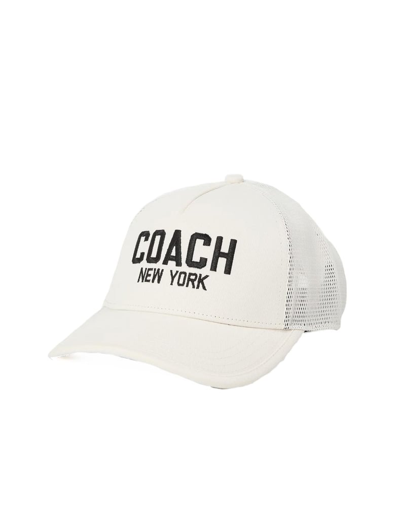 embroidered logo trucker hat cap by Selfnex