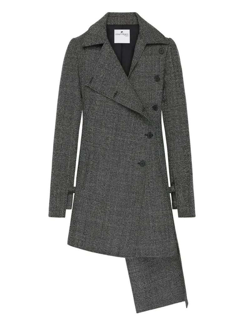 coat oblique caviar by Selfnex