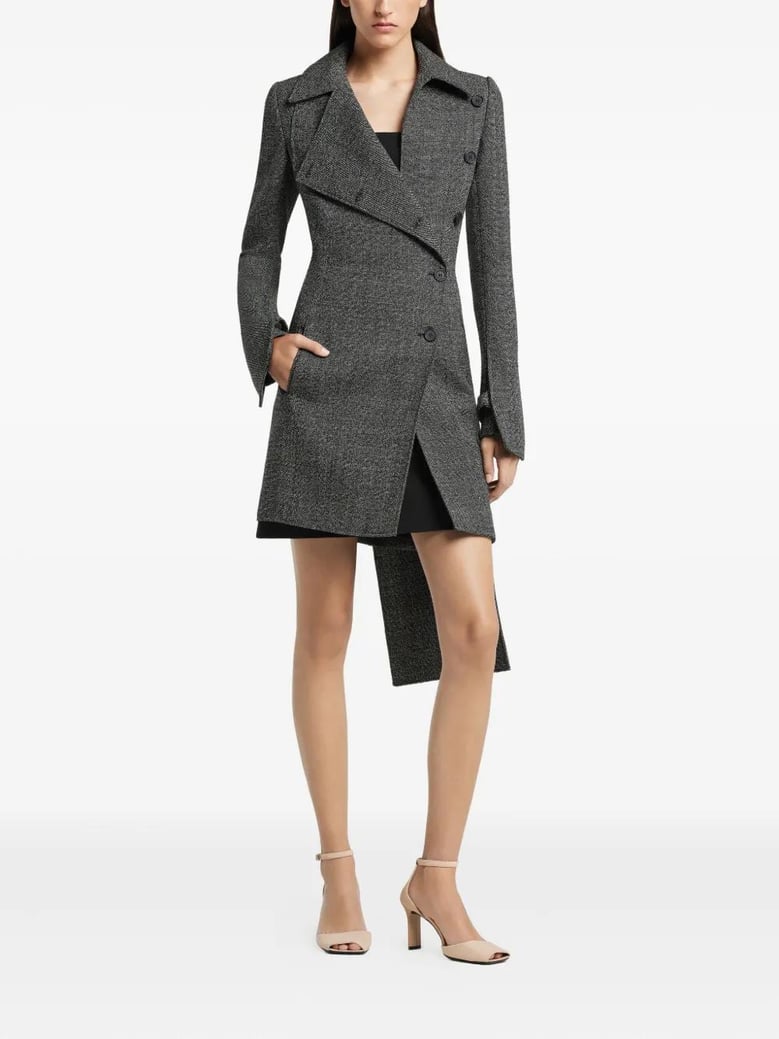 coat oblique caviar by Selfnex