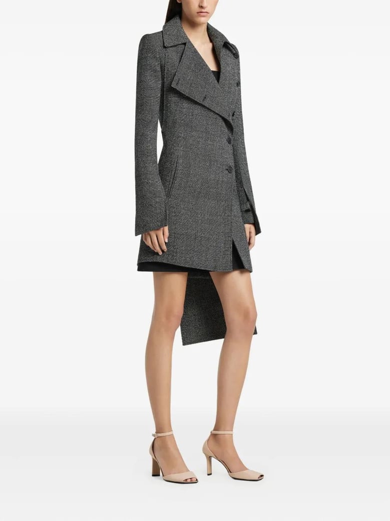coat oblique caviar by Selfnex