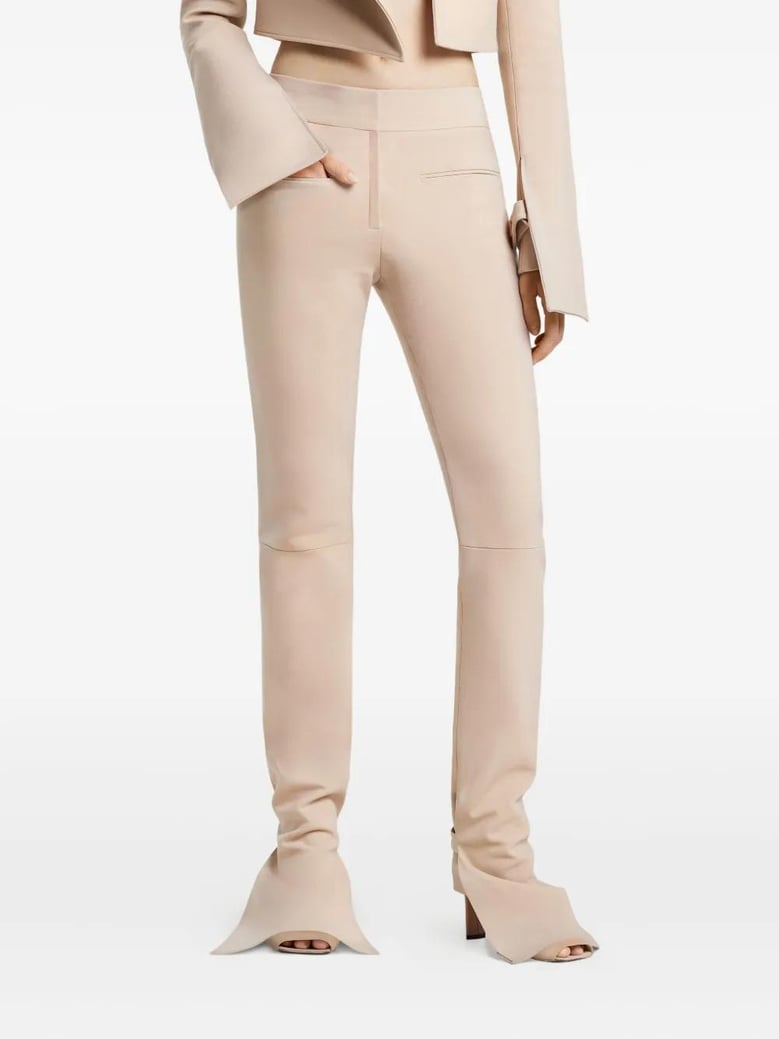 pants double hem polywool by Selfnex