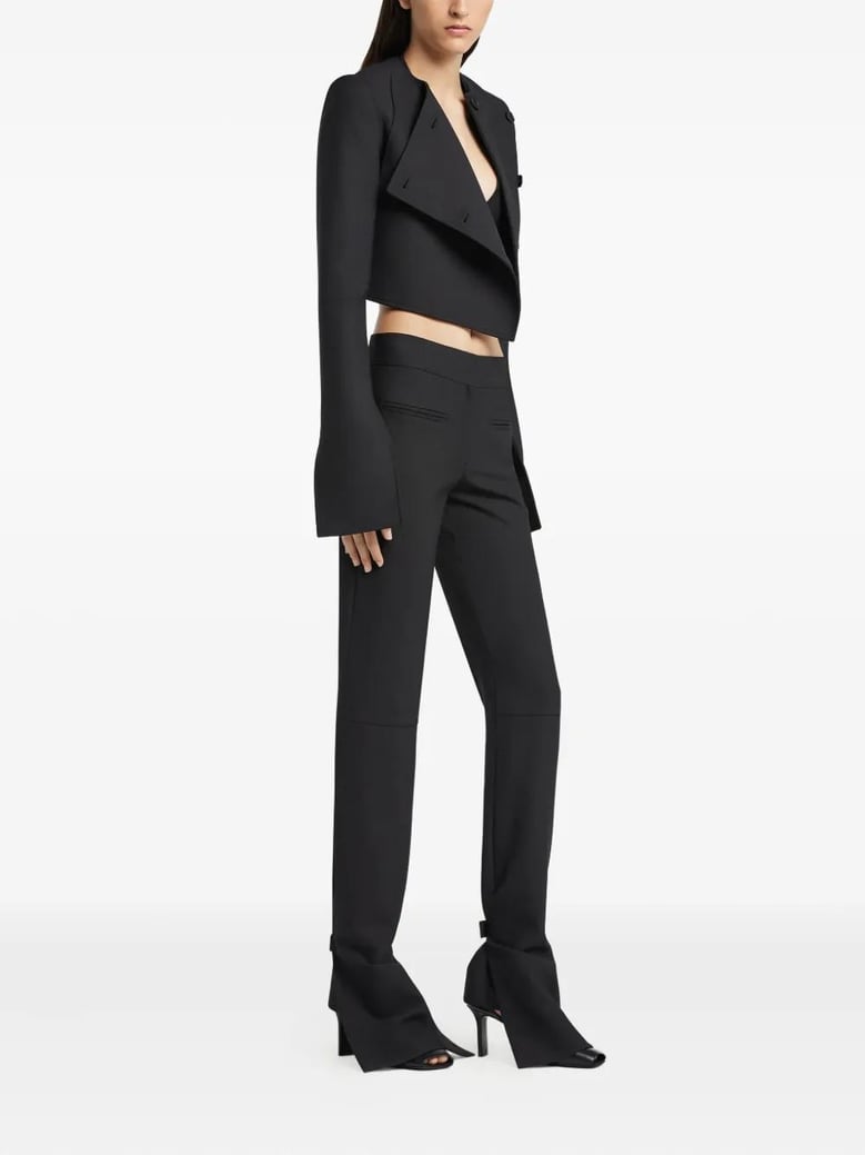pants double hem polywool by Selfnex