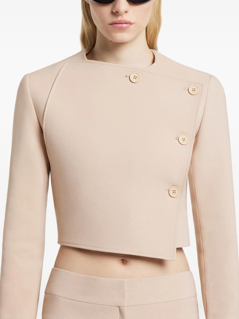 tailored jacket oblique polywool by Selfnex