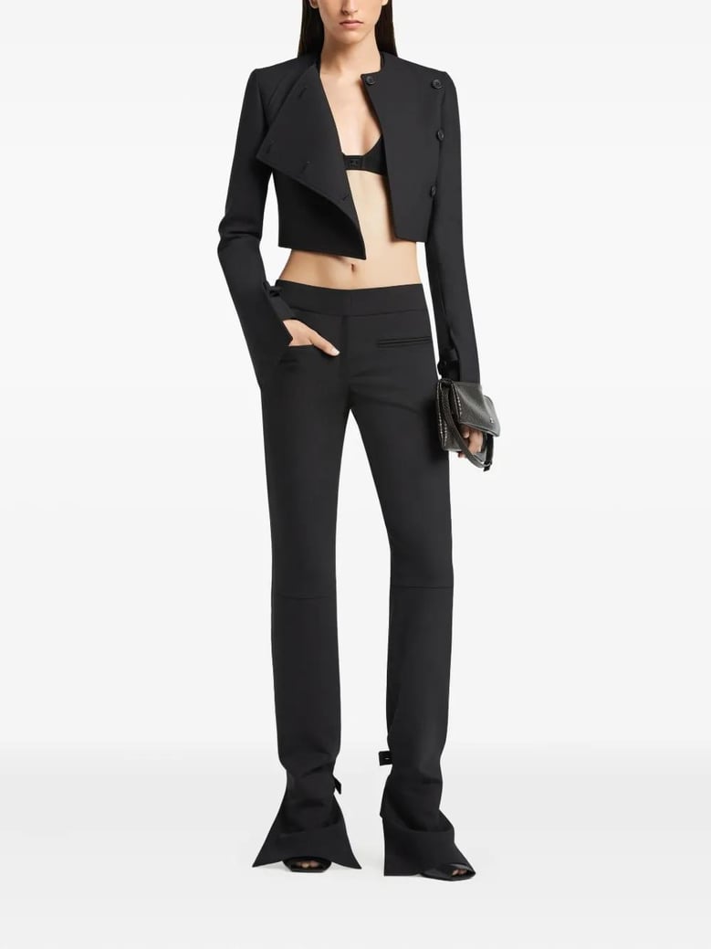 tailored jacket oblique polywool by Selfnex