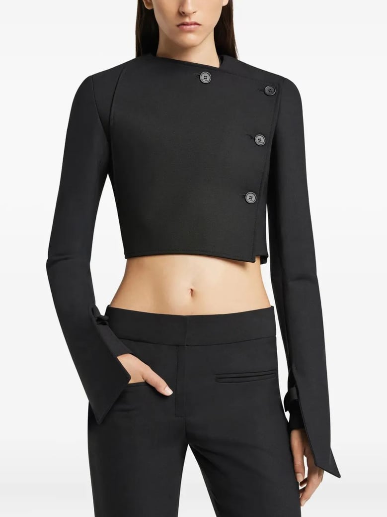 tailored jacket oblique polywool by Selfnex