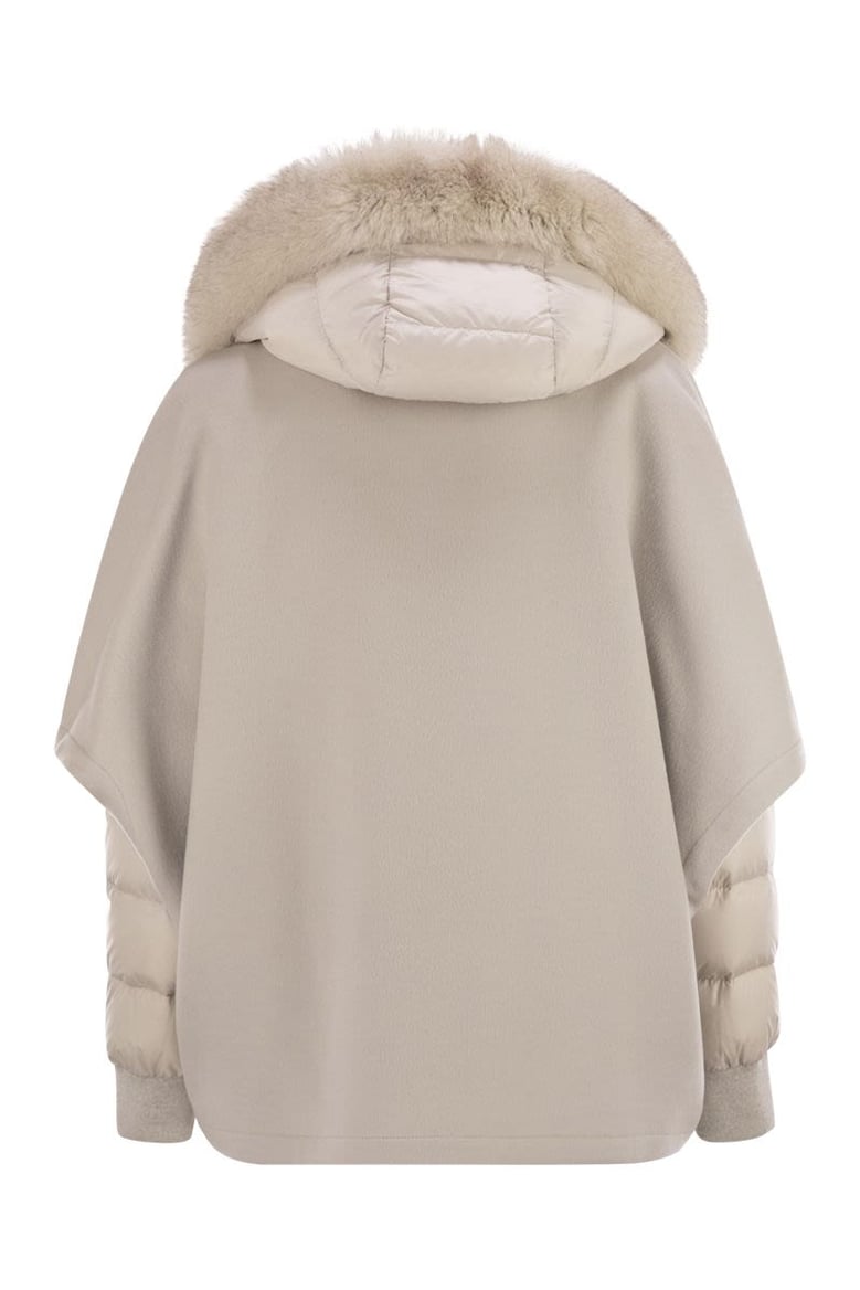 pegaso - down jacket with detachable hood by Selfnex