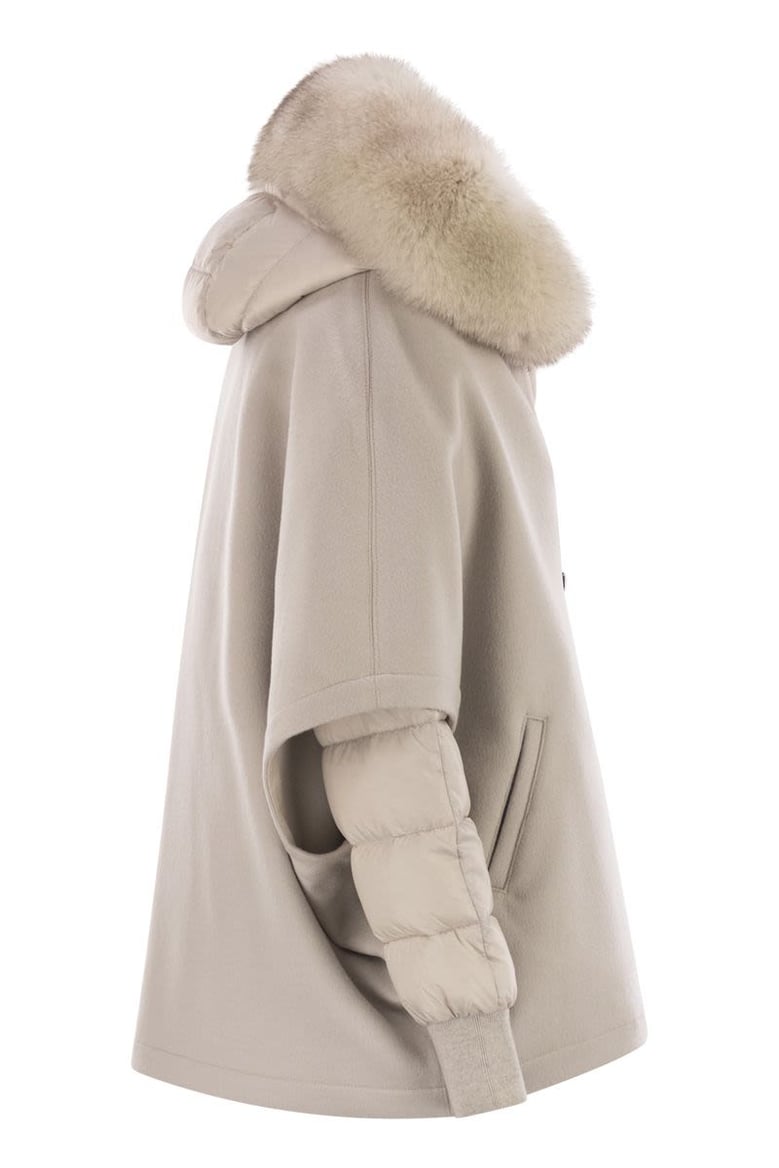 pegaso - down jacket with detachable hood by Selfnex
