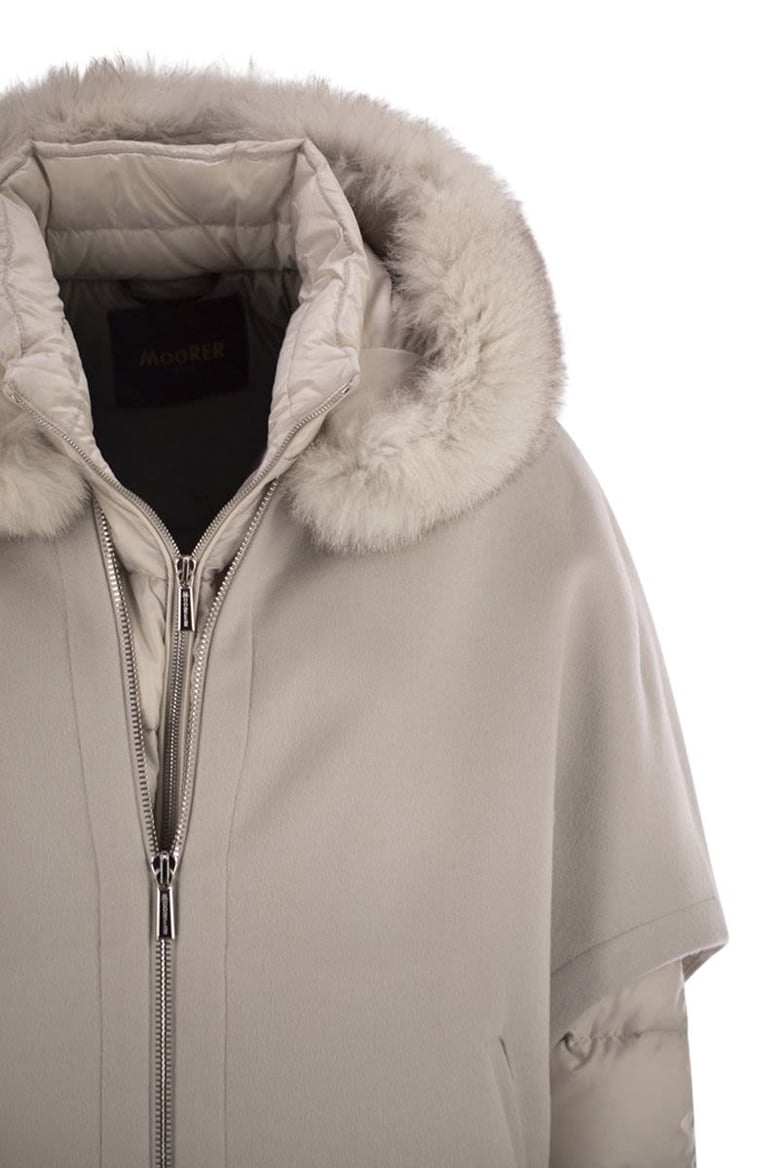 pegaso - down jacket with detachable hood by Selfnex