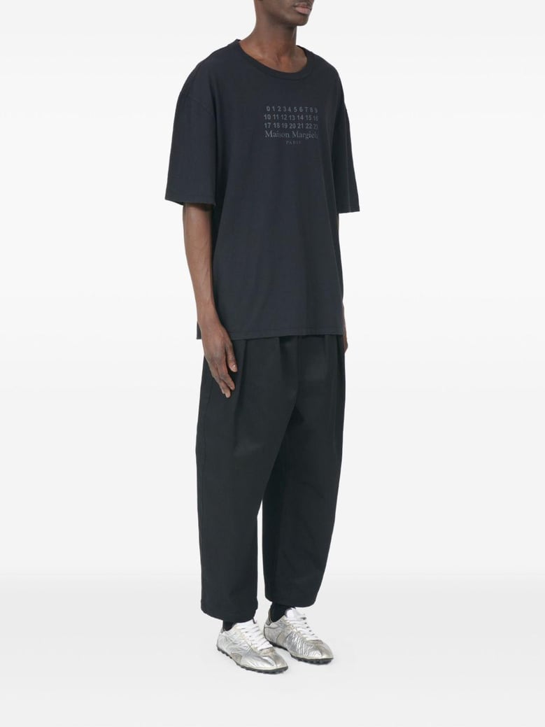 black cotton oversize t-shirt by Selfnex