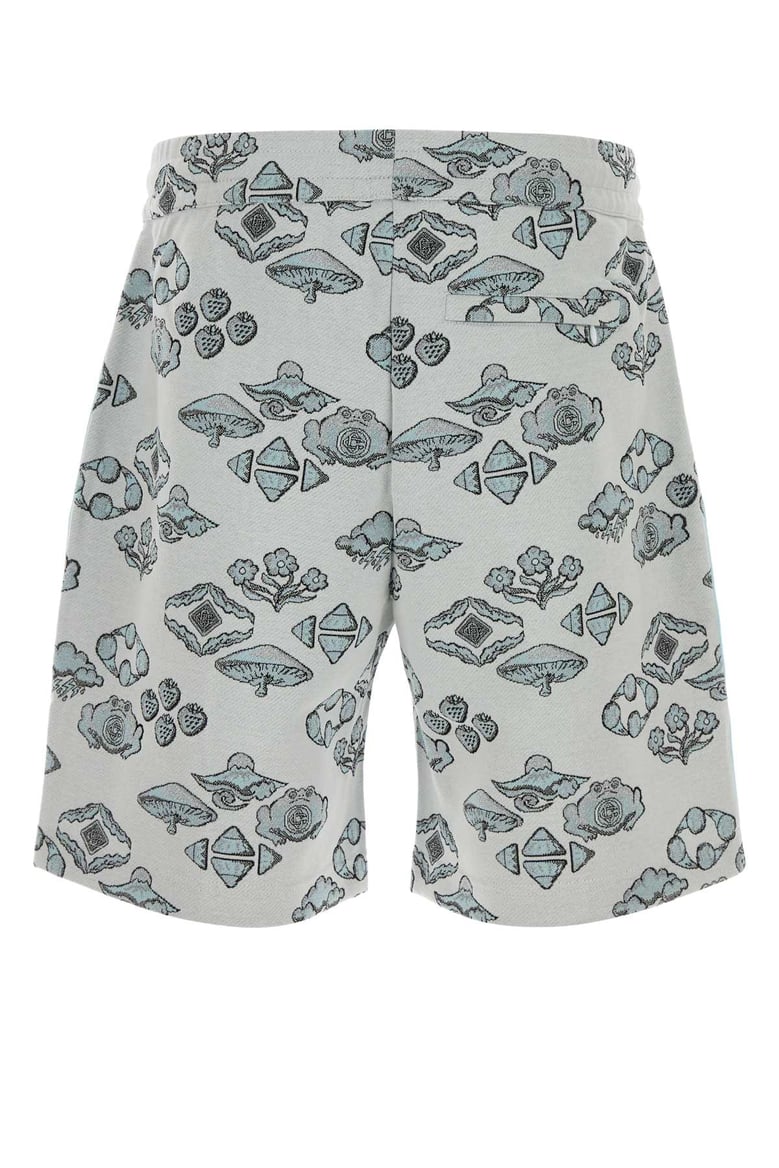 embroidered stretch jacquard bermuda shorts by Selfnex