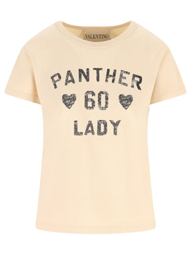 cream cotton t-shirt by Selfnex