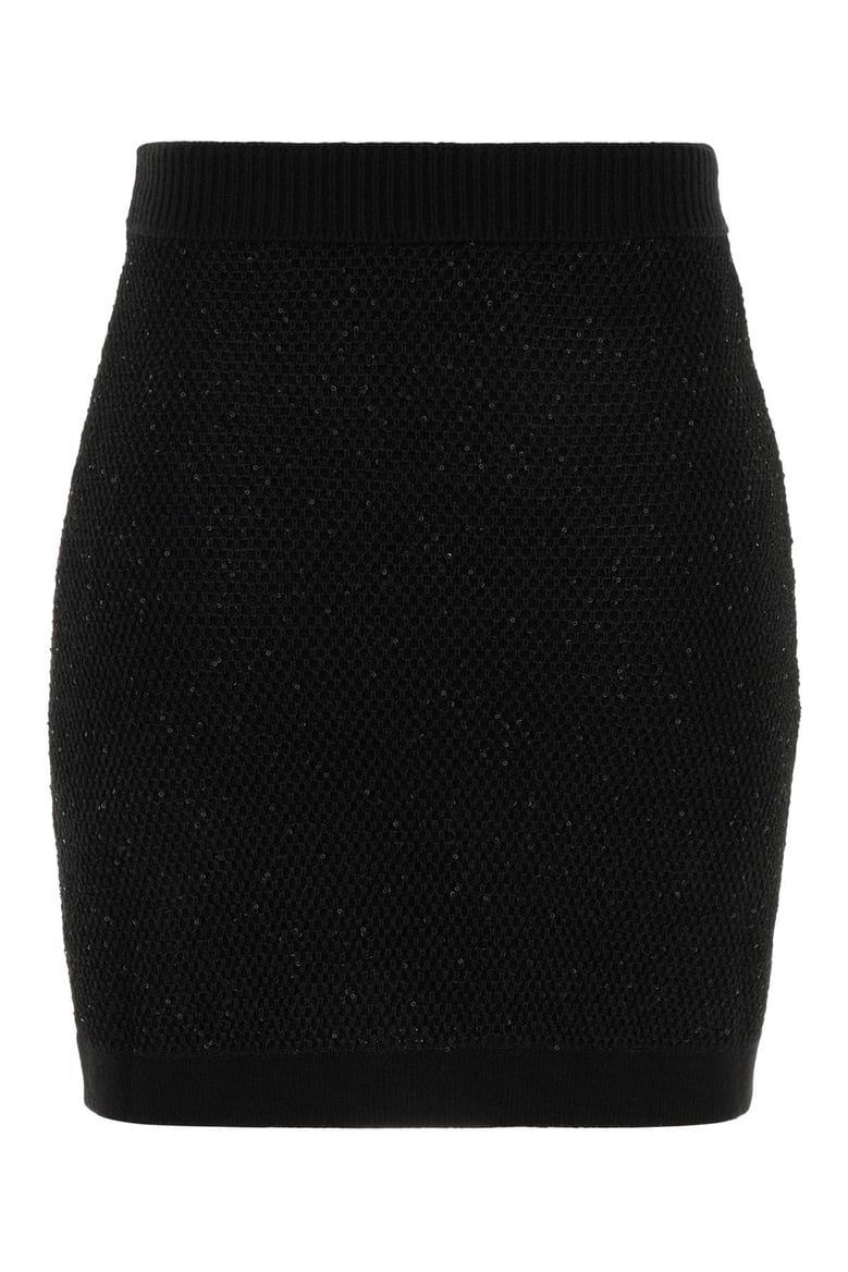 wool knitted skirt by Selfnex