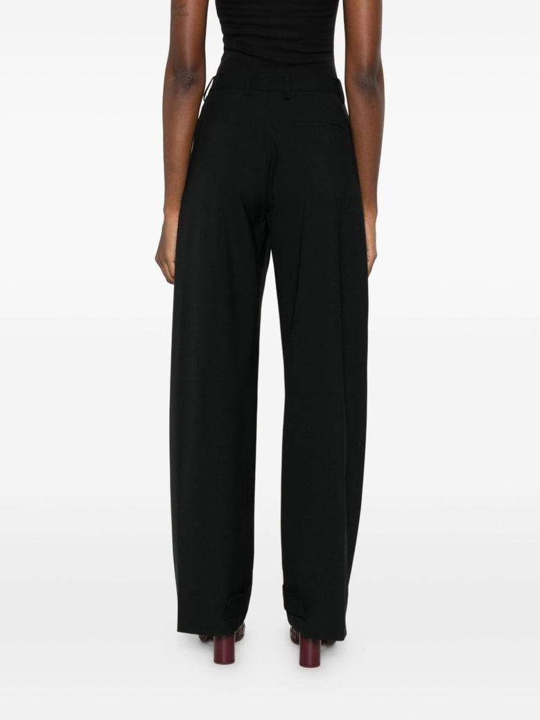 wool blend trousers by Selfnex