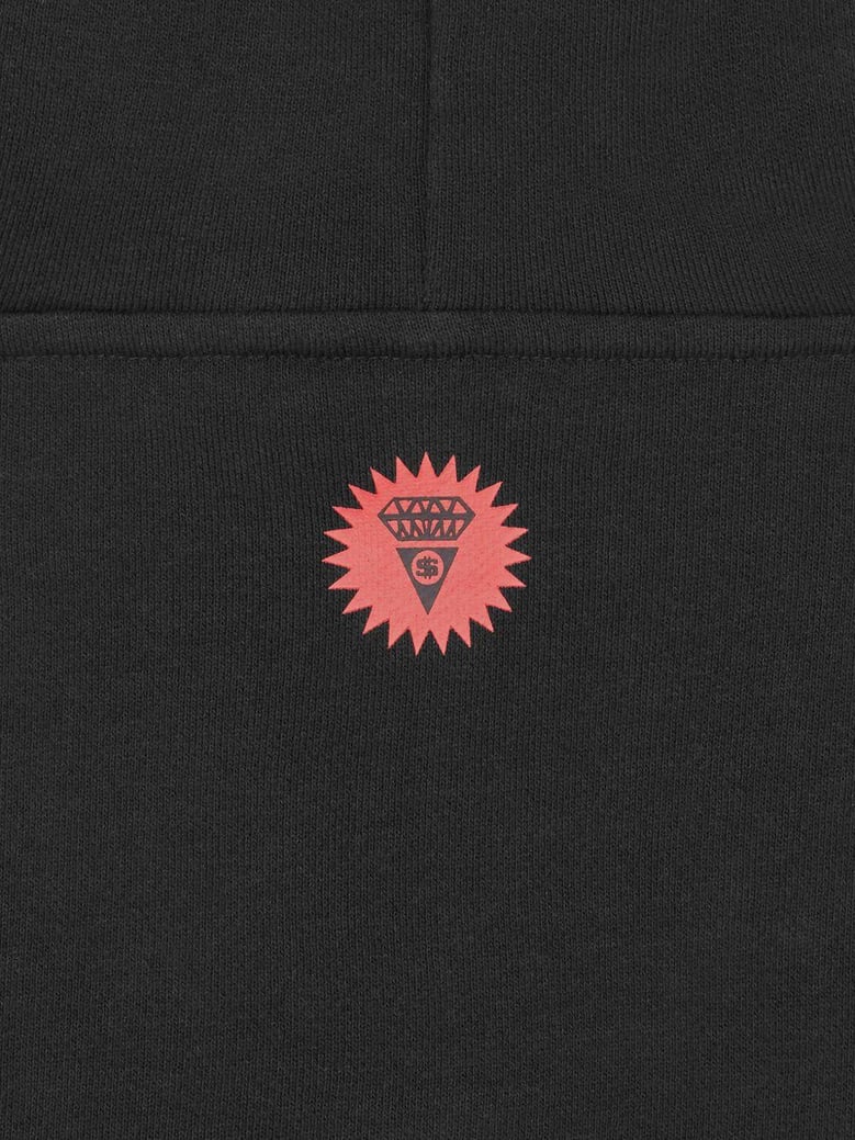 running dog popover cotton hoodie by Selfnex