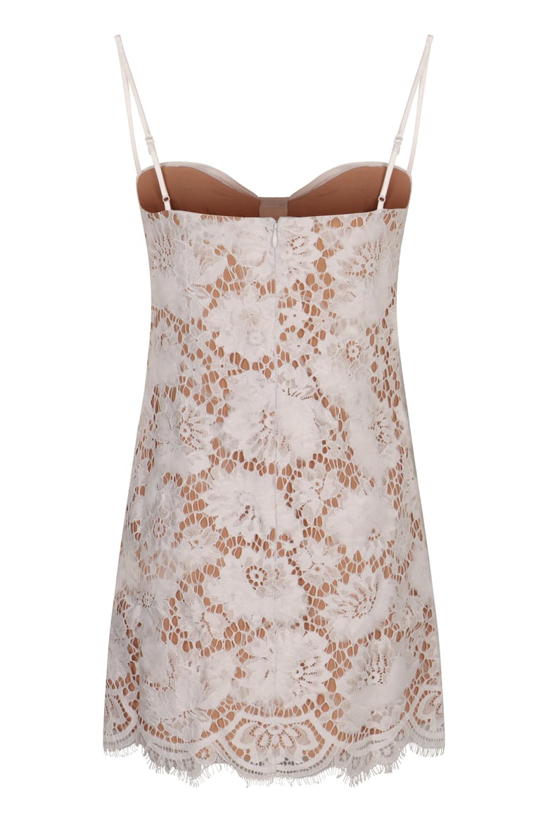 mini dress with lace bow by Selfnex