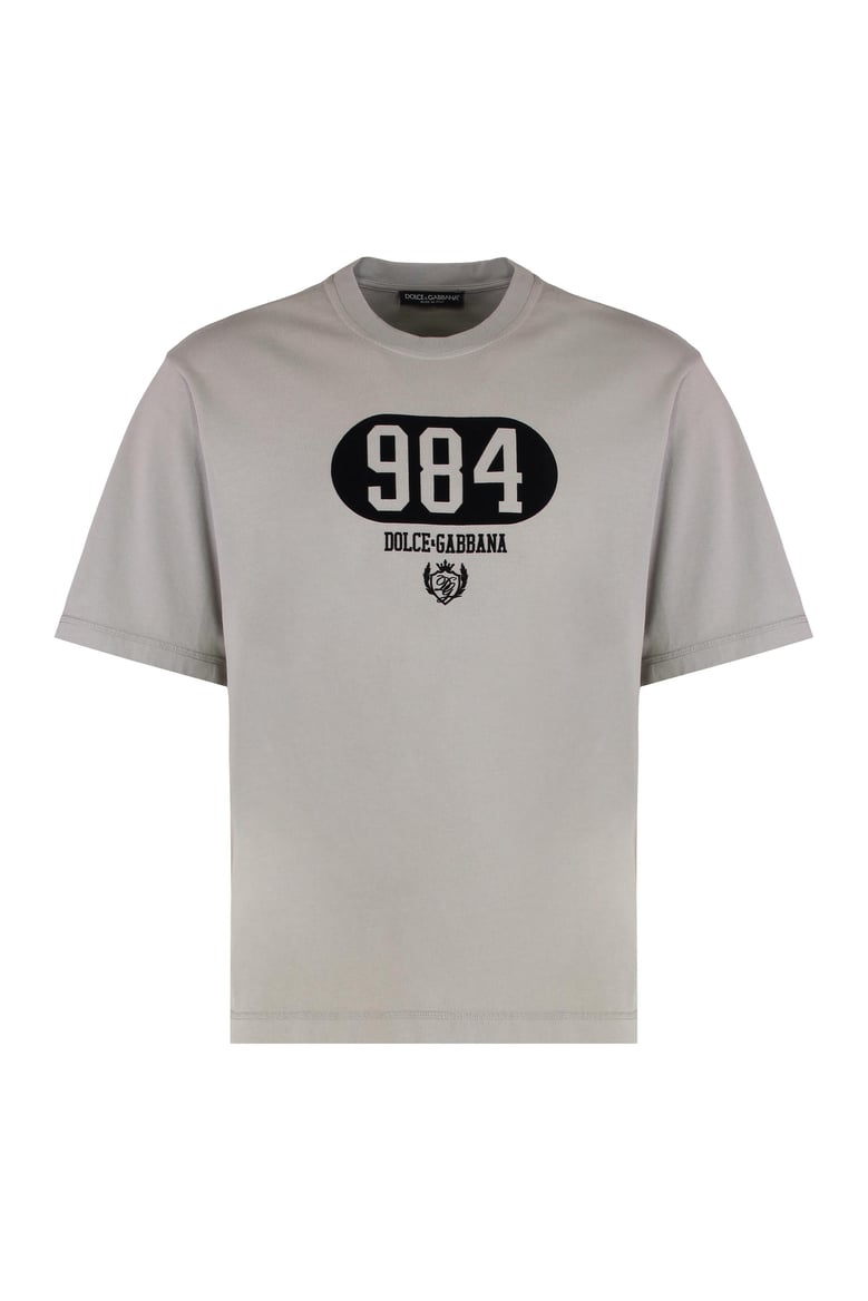 crew-neck t-shirt in cotton by Selfnex
