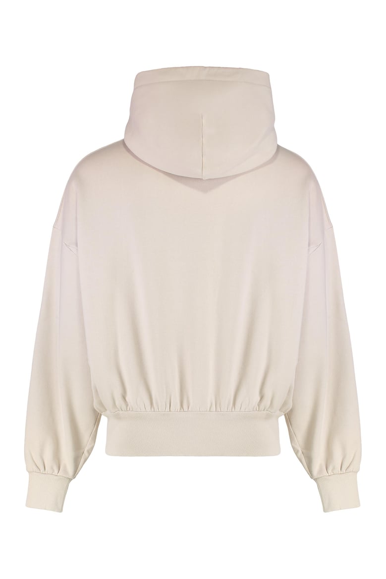 hooded sweatshirt in jersey with print by Selfnex