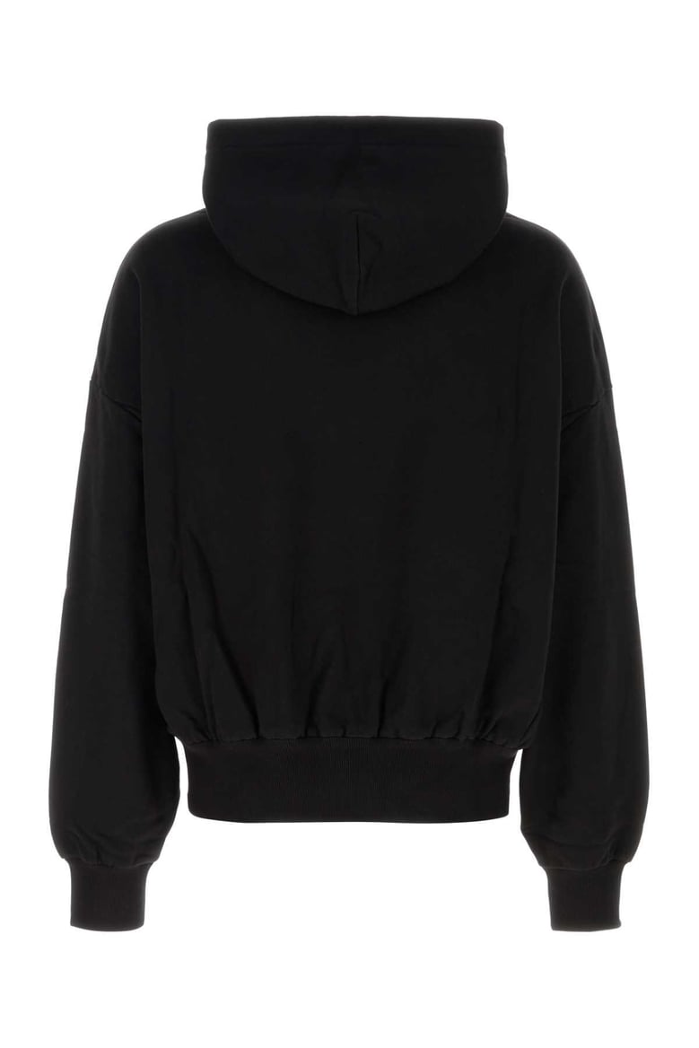 hooded sweatshirt in jersey with print by Selfnex
