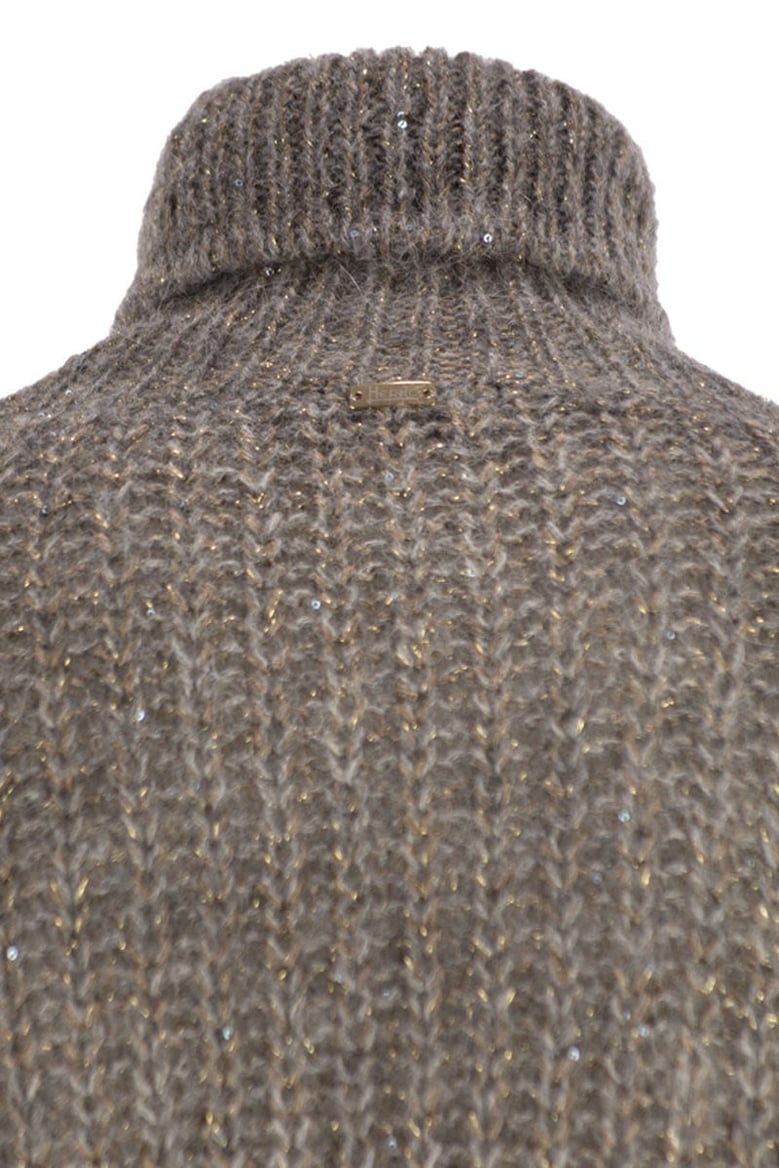 wool and alpaca turtleneck jumper by Selfnex