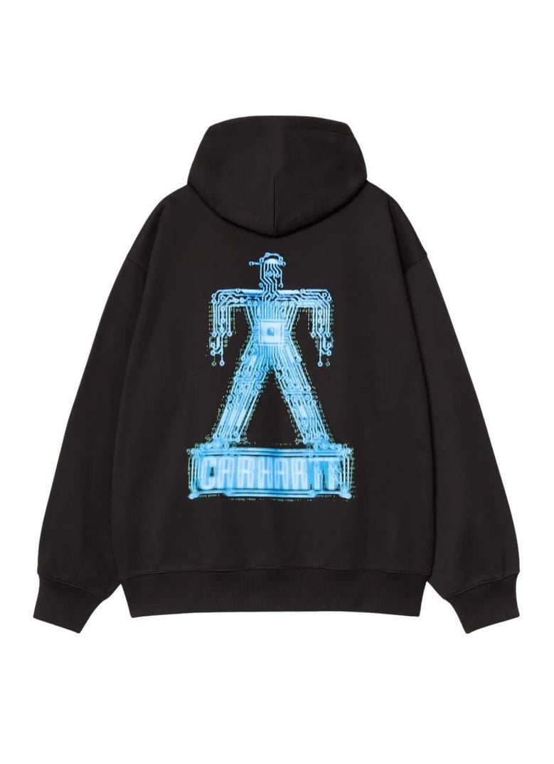 hooded electric boogie sweat by Selfnex