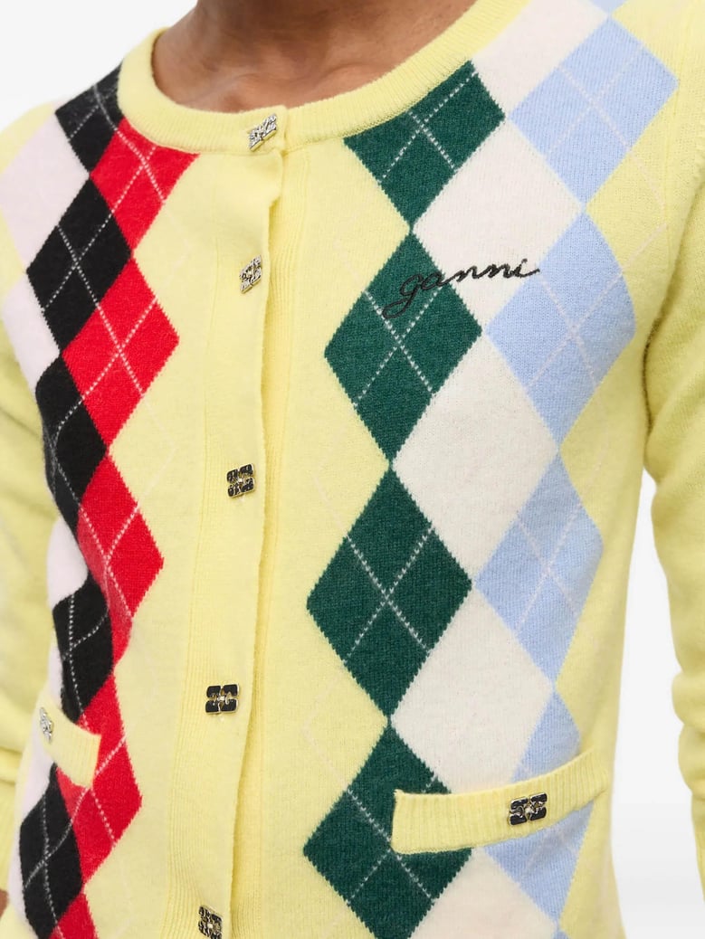 check cardigan by Selfnex