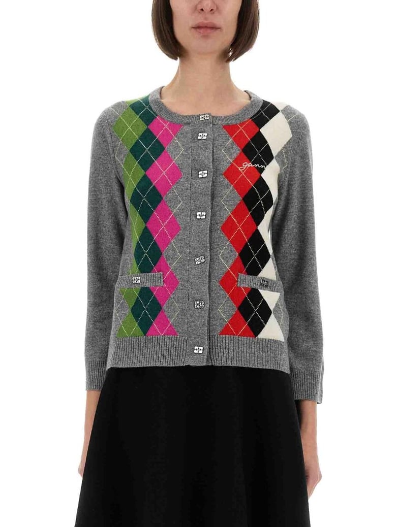 check cardigan by Selfnex