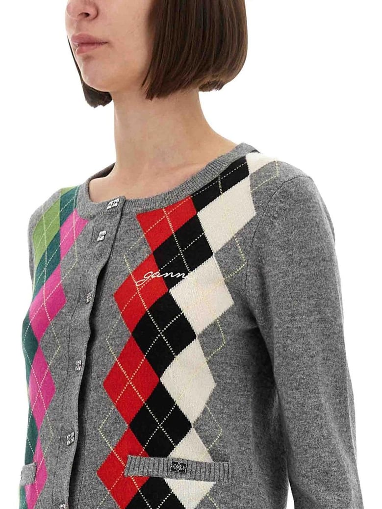 check cardigan by Selfnex
