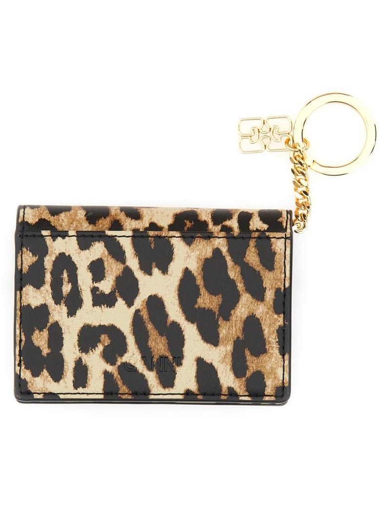 bou leopard leather wallet by Selfnex