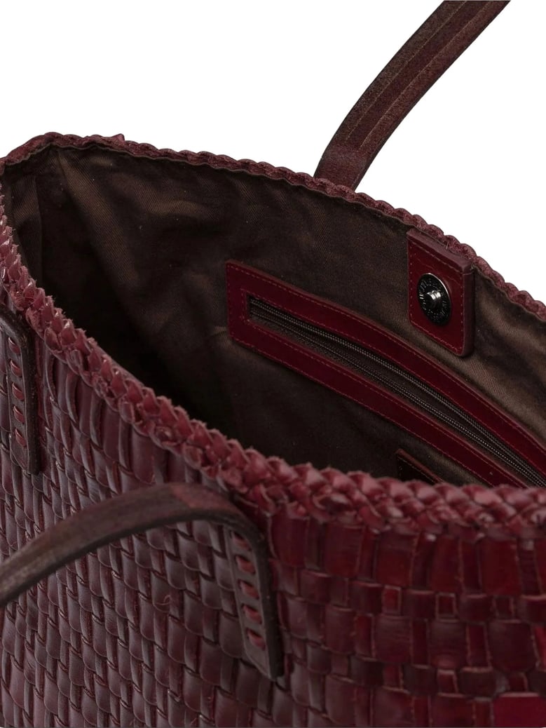salvage dark brown bag by Selfnex