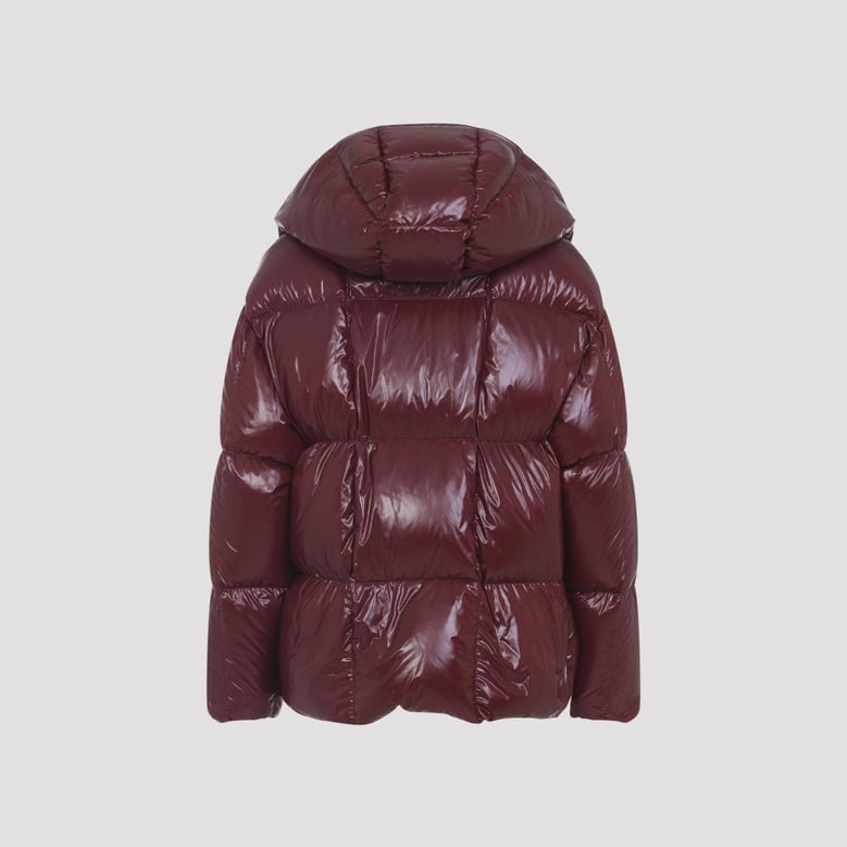 parana hooded short down jacket by Selfnex