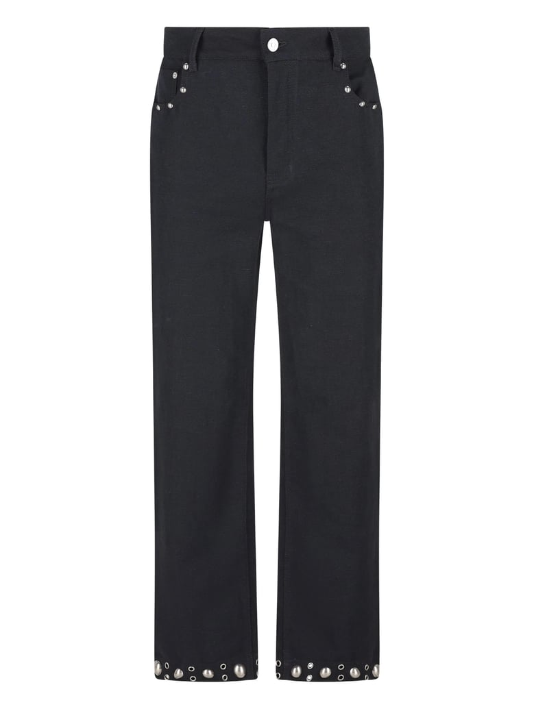 linen and cotton trousers by Selfnex
