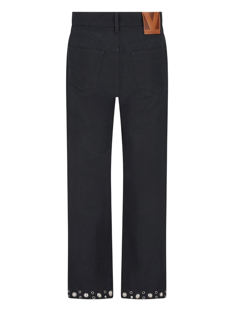 linen and cotton trousers by Selfnex